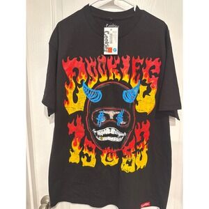 Cookies SF Ski Mask SS Tee Black Graphic T-Shirt XL CM251TSP23 New With Tags
